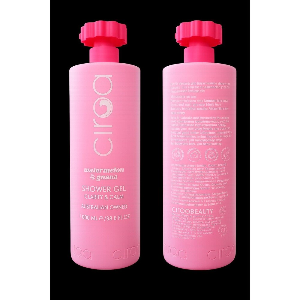Ciroa Beauty Watermelon & Guava Shower Gel Clarify & Hydrating 33.8 fl oz